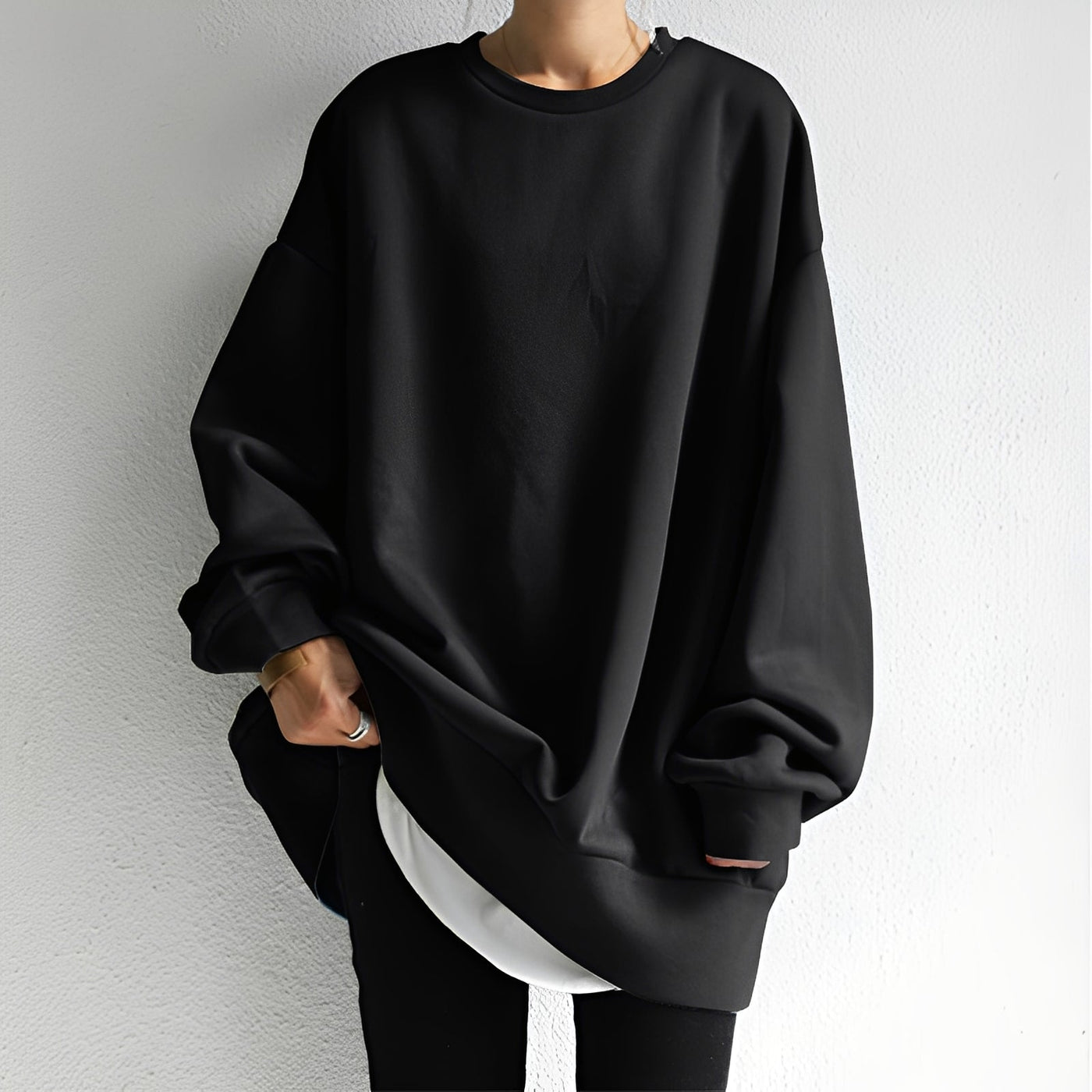 Damski Sweter Oversize Casualowy | Komfort I Styl