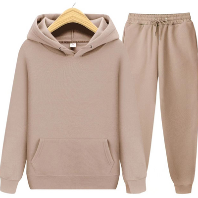 Dwuczęściowy Zimowy Komplet z Kapturem – Styl Casual