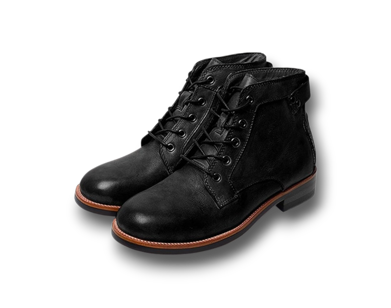 Klasyczne Botki Retro Hugh | Sznurowane, Vintage