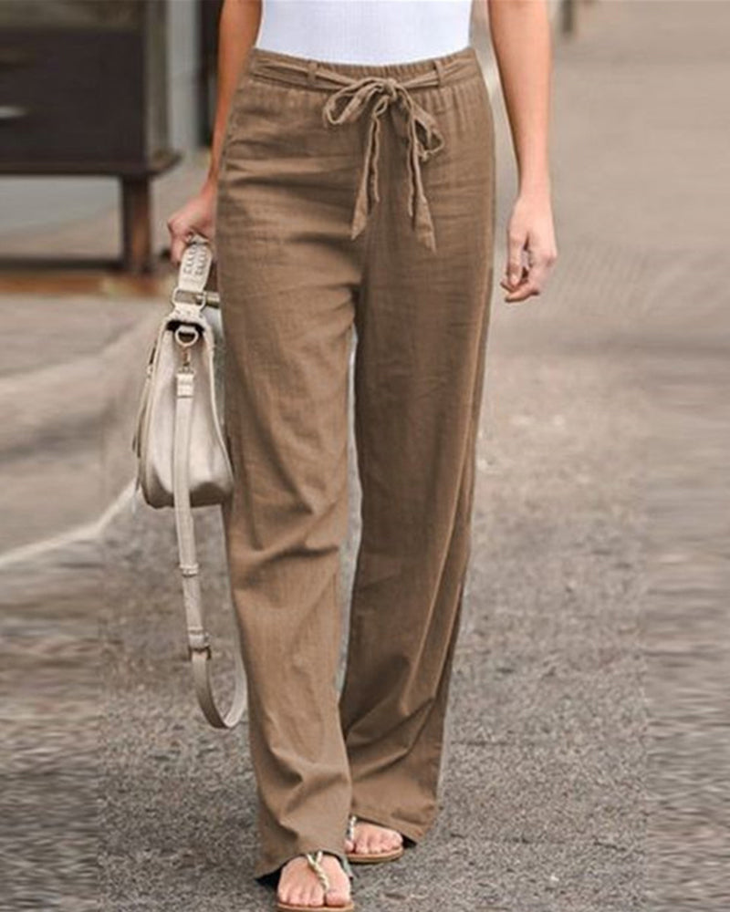Wygodne Spodnie Z Gumką W Pasie | Casual I Modne