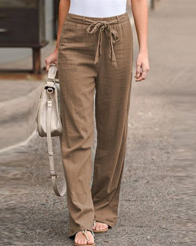 Wygodne Spodnie Z Gumką W Pasie | Casual I Modne