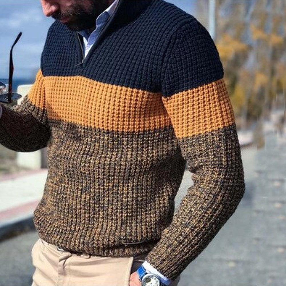 Sweter Dzianinowy na Jesień i Zimę – Sweter z Dekoltem V