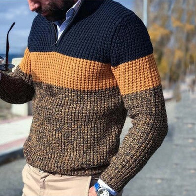 Sweter Dzianinowy na Jesień i Zimę – Sweter z Dekoltem V
