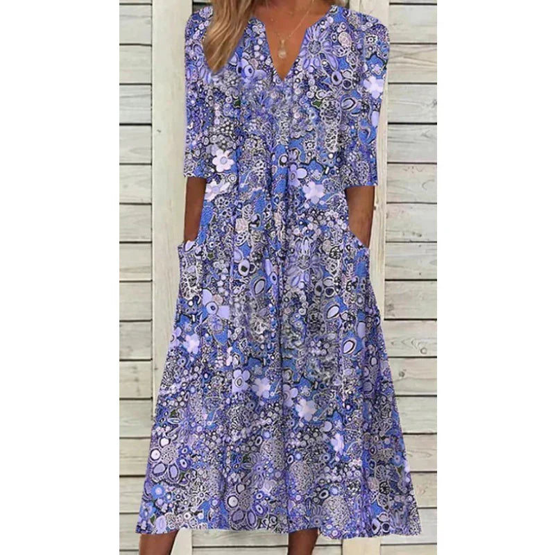 Zwiewna Sukienka w Stylu Boho