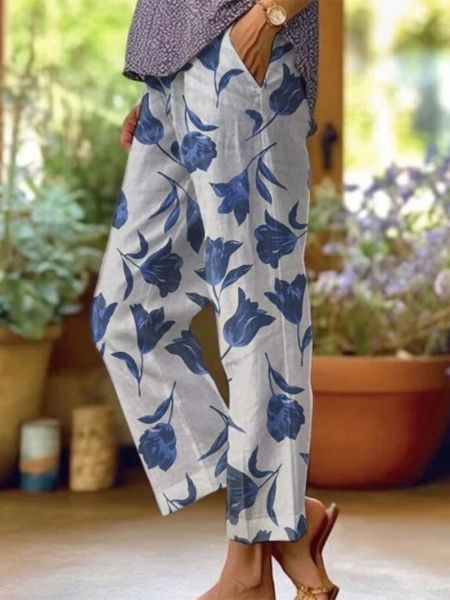 Letnie Spodnie Wzorzyste | Komfort I Casualowy Look