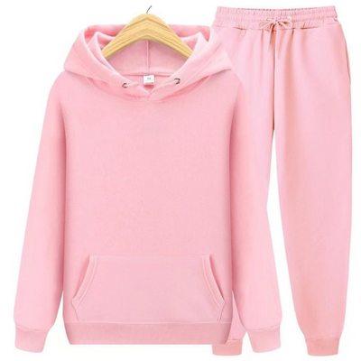 Dwuczęściowy Zimowy Komplet z Kapturem – Styl Casual