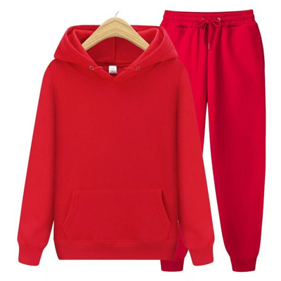 Dwuczęściowy Zimowy Komplet z Kapturem – Styl Casual