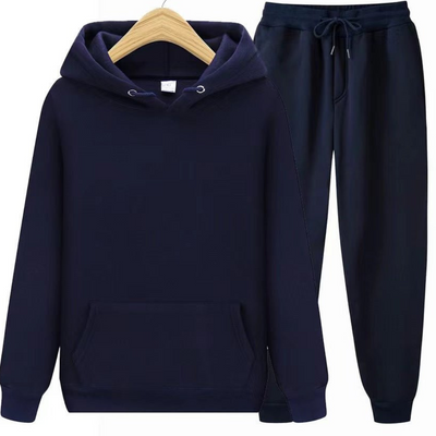 Dwuczęściowy Zimowy Komplet z Kapturem – Styl Casual