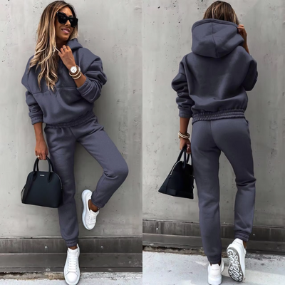 Sportowy Dres z Kapturem | Zimowy
