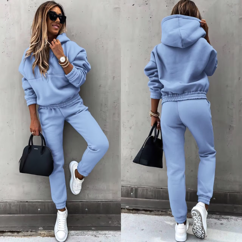 Sportowy Dres z Kapturem | Zimowy
