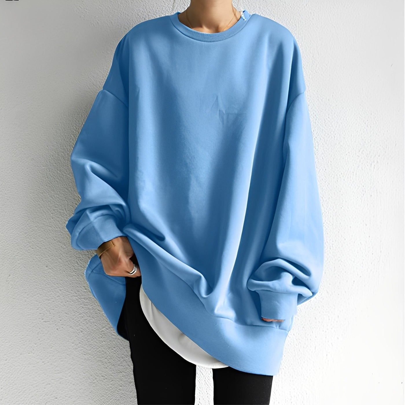 Damski Sweter Oversize Casualowy | Komfort I Styl