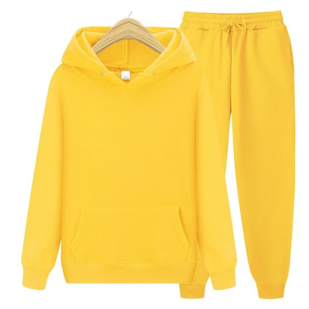 Dwuczęściowy Zimowy Komplet z Kapturem – Styl Casual