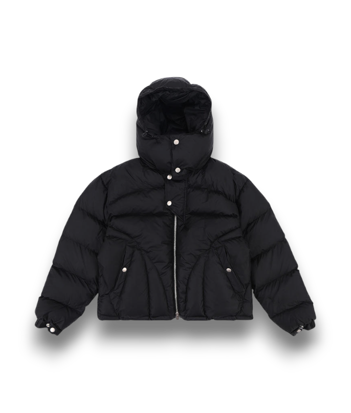 Parka z Kapturem w Stylu Hip-Hop – Oversize Zimowa Kurtka