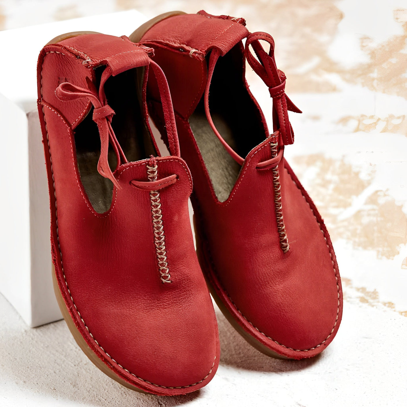 Klasyczne Buty Damskie Ze Skóry Naturalnej