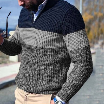 Sweter Dzianinowy na Jesień i Zimę – Sweter z Dekoltem V