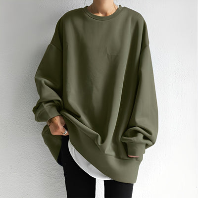 Damski Sweter Oversize Casualowy | Komfort I Styl