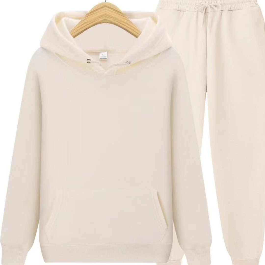 Dwuczęściowy Zimowy Komplet z Kapturem – Styl Casual