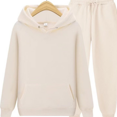 Dwuczęściowy Zimowy Komplet z Kapturem – Styl Casual