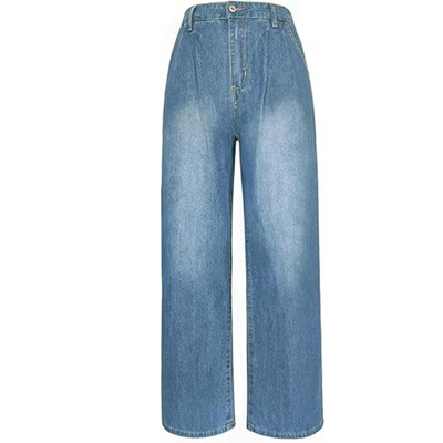 Jeansy Straight Leg High Waist | Luźny I Modny Fason