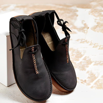 Klasyczne Buty Damskie Ze Skóry Naturalnej