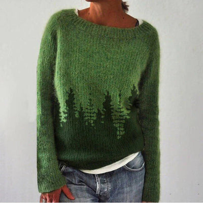 Damski Sweter Komfortowy | Elegancki Look Retro