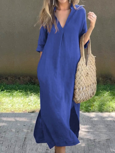 Sukienka Maxi w Eleganckim Stylu – Komfortowa i Modna