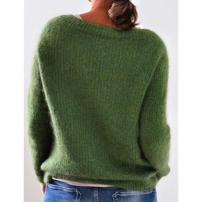 Miękki Sweter Z Długim Rękawem | Dzianinowy Styl