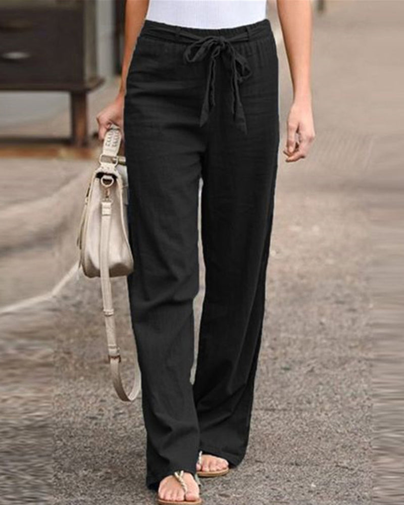 Wygodne Spodnie Z Gumką W Pasie | Casual I Modne