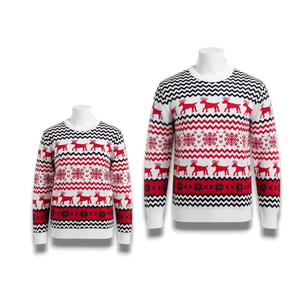 Stylowy Świąteczny Sweter – Zimowy Sweter dla Par