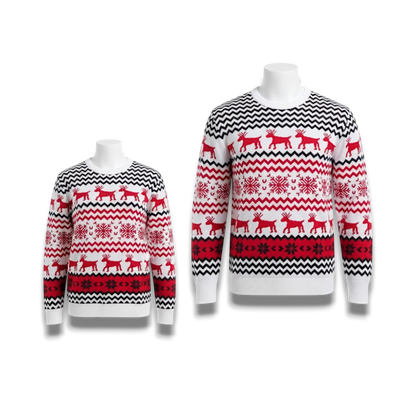 Stylowy Świąteczny Sweter – Zimowy Sweter dla Par