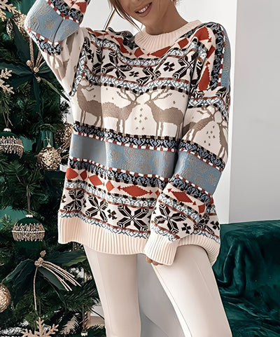 Przytulny Sweter Świąteczny – Świąteczna Dzianina