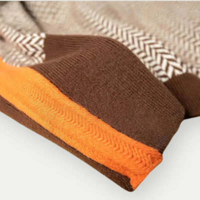 Sweter Dzianinowy z Golfem – Modny i Nowoczesny