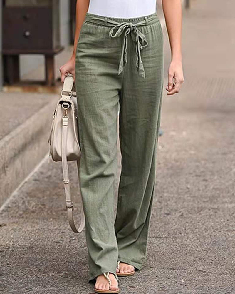 Wygodne Spodnie Z Gumką W Pasie | Casual I Modne