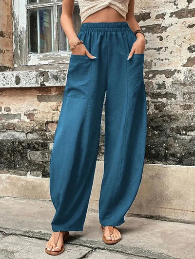 Luźne Spodnie Z Kieszeniami | Komfort I Styl