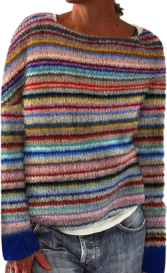 Stylowy Ciepły Sweter Dzianinowy | Jesienny Look