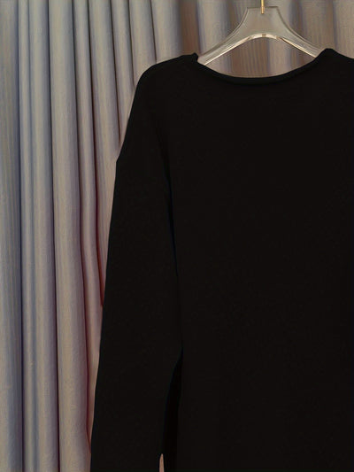 Sweter Oversize Z Eleganckim Dekoltem V