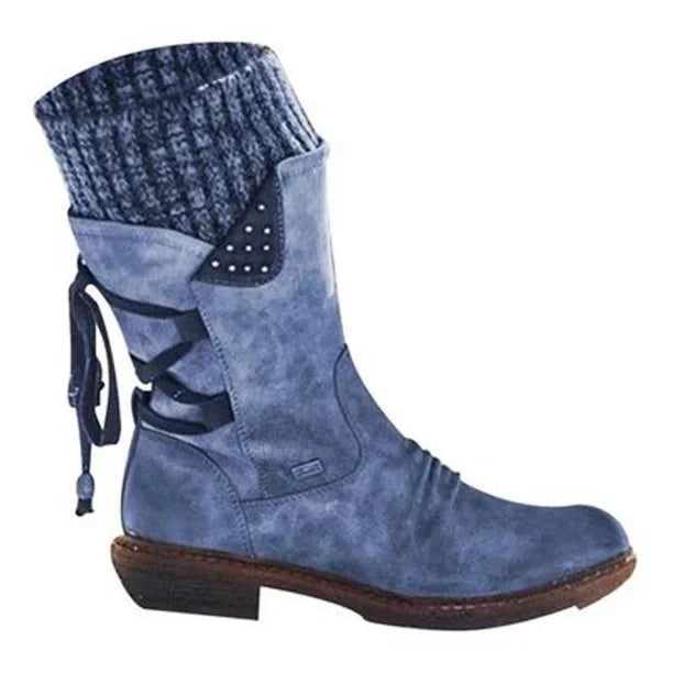 Przytulne Czarne Sznurowane Buty Zimowe – Stylowe Obuwie Na Zimę