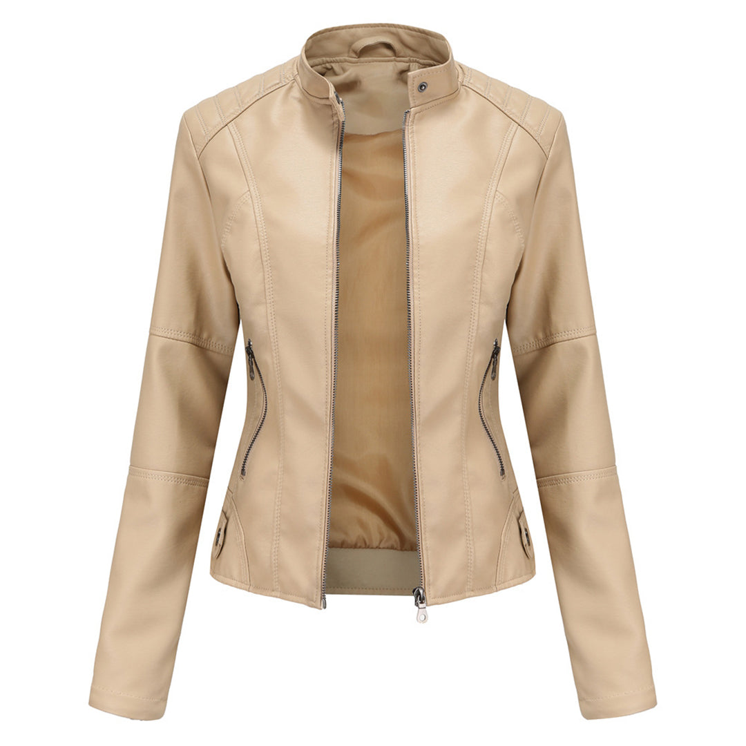 Skórzana Kurtka Elegancka | Klasyczny I Stylowy Look
