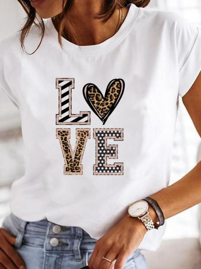 Damski Lekki Biały T-shirt | Idealny na Lato