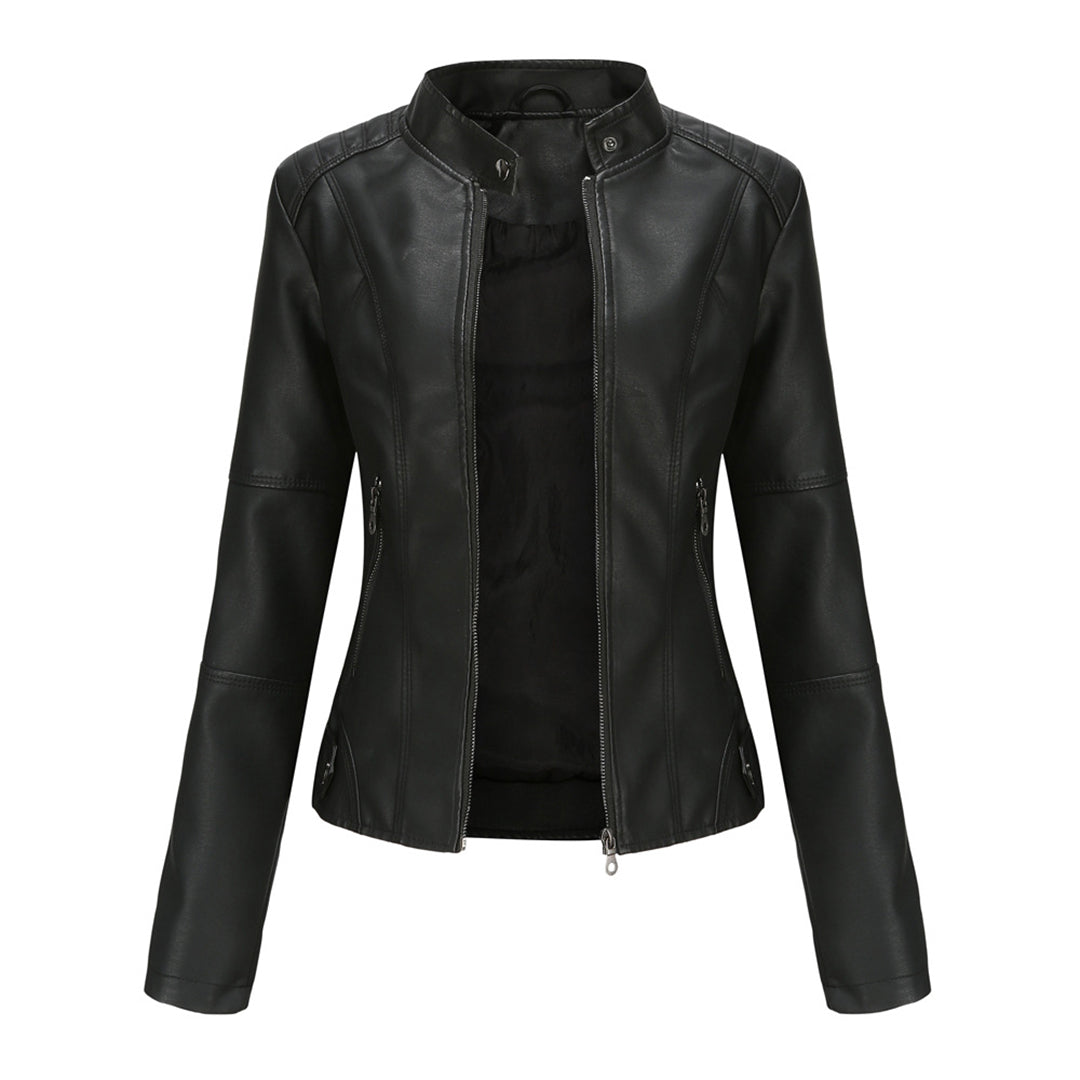 Skórzana Kurtka Elegancka | Klasyczny I Stylowy Look