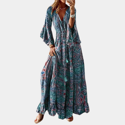 Sukienka Maxi W Stylu Boho – Stylowa Kreacja Na Wesele I Bankiety