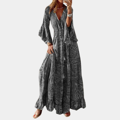 Sukienka Maxi W Stylu Boho – Stylowa Kreacja Na Wesele I Bankiety