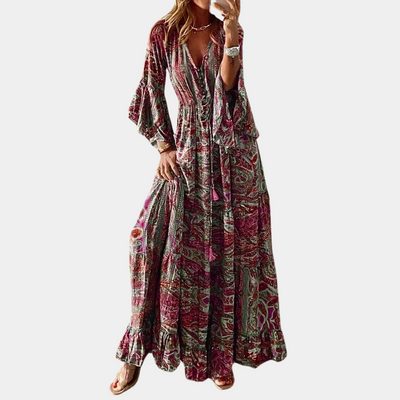 Sukienka Maxi W Stylu Boho – Stylowa Kreacja Na Wesele I Bankiety