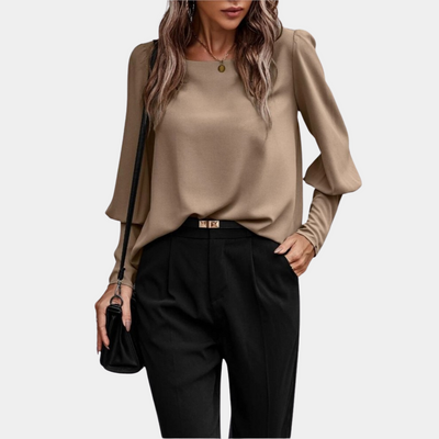 Bluzka Elegancka | Długi Rękaw I Klasyczny Look