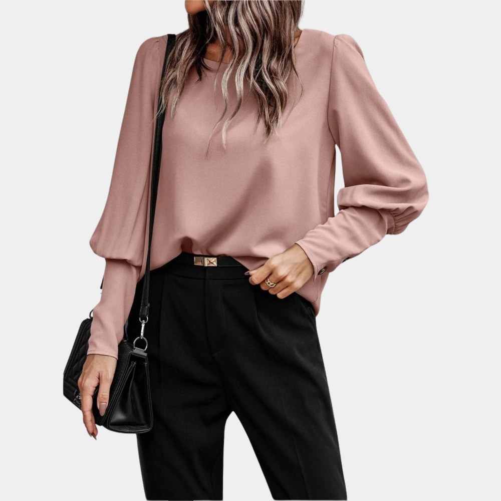 Bluzka Elegancka | Długi Rękaw I Klasyczny Look