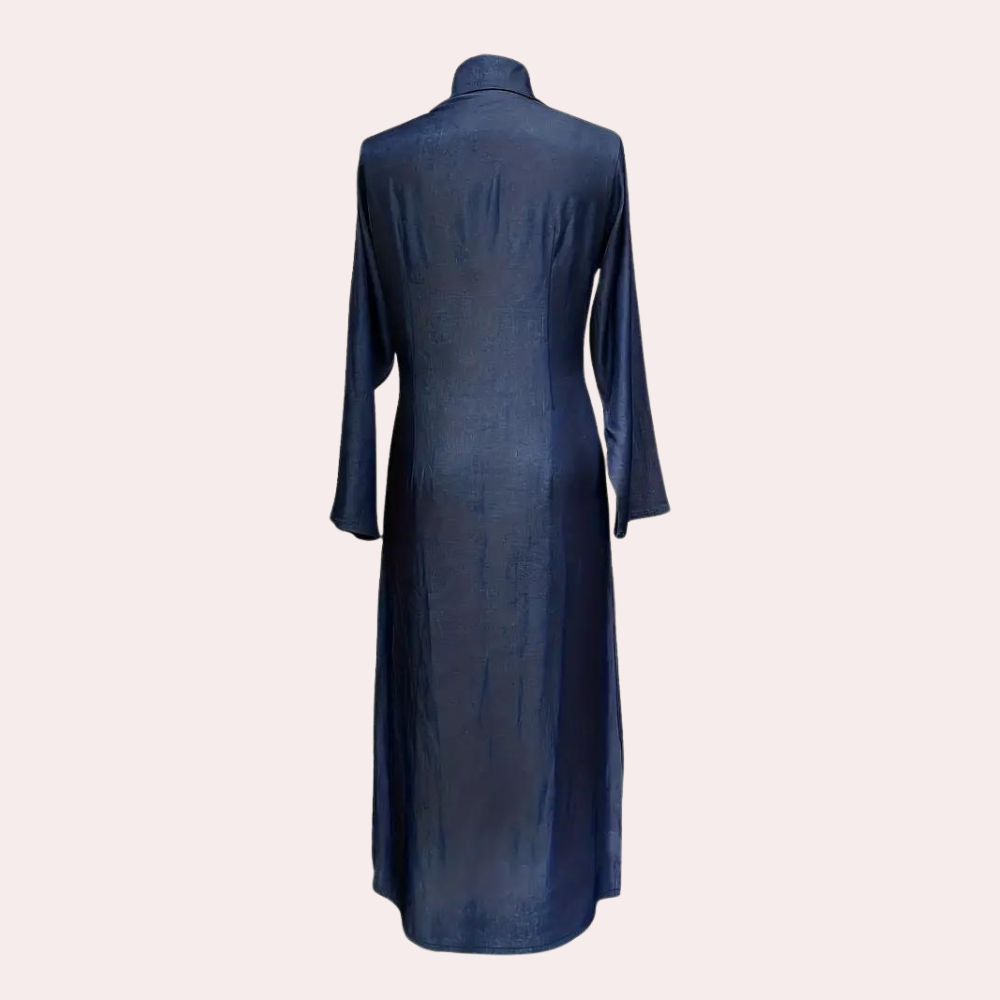 Elegancka Sukienka Koszulowa Maxi | Ponadczasowy Styl