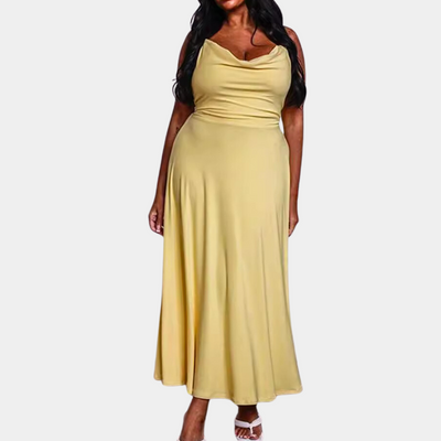 Elegancka maxi sukienka podkreślająca kobiecy styl