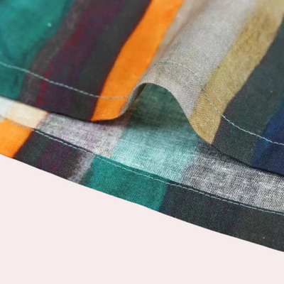 Vintage Spódnica W Paski - Trendowy Design