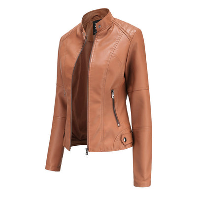 Skórzana Kurtka Elegancka | Klasyczny I Stylowy Look