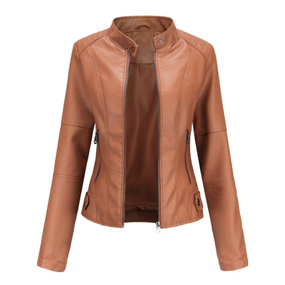 Skórzana Kurtka Elegancka | Klasyczny I Stylowy Look
